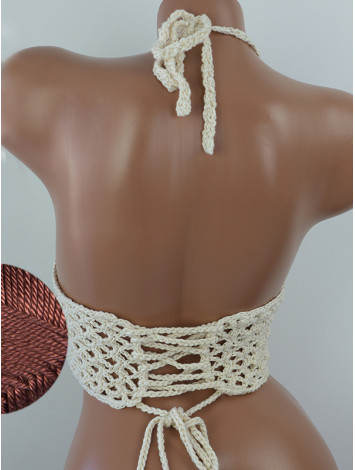 Corset-Style: Lace Labyrinth - Топ В'язаний Гачком