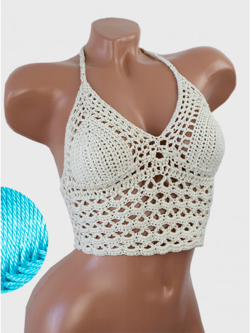 Corset-Style: Lace Labyrinth - Топ В'язаний Гачком