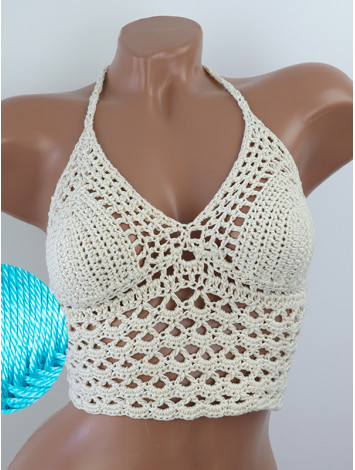 Corset-Style: Lace Labyrinth - Топ В'язаний Гачком