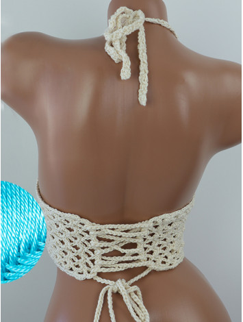 Corset-Style: Lace Labyrinth - Топ В'язаний Гачком