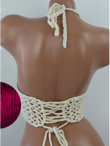 Corset-Style: Lace Labyrinth - Топ В'язаний Гачком