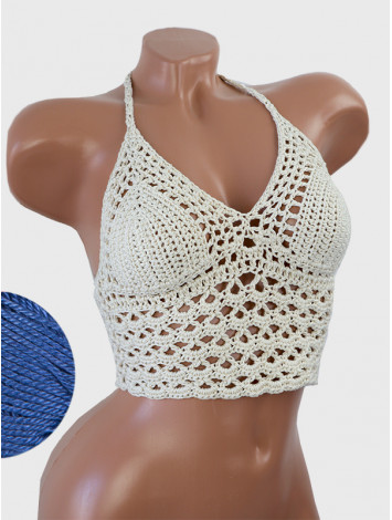 Corset-Style: Lace Labyrinth - Топ В'язаний Гачком