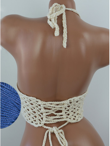 Corset-Style: Lace Labyrinth - Топ В'язаний Гачком