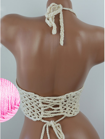 Corset-Style: Lace Labyrinth - Топ В'язаний Гачком