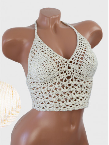 Corset-Style: Lace Labyrinth - Топ В'язаний Гачком