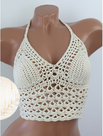 Corset-Style: Lace Labyrinth - Топ В'язаний Гачком