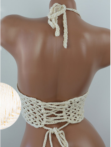 Corset-Style: Lace Labyrinth - Топ В'язаний Гачком