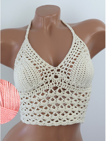 Corset-Style: Lace Labyrinth - Топ В'язаний Гачком