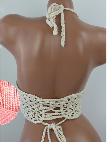 Corset-Style: Lace Labyrinth - Топ В'язаний Гачком