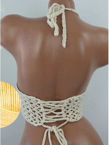 Corset-Style: Lace Labyrinth - Топ В'язаний Гачком