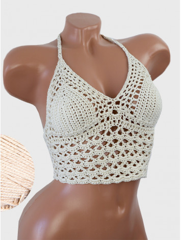 Corset-Style: Lace Labyrinth - Топ В'язаний Гачком