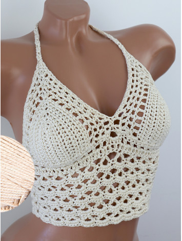 Corset-Style: Lace Labyrinth - Топ В'язаний Гачком