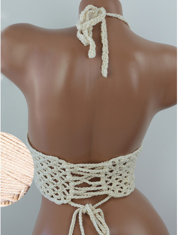 Corset-Style: Lace Labyrinth - Топ В'язаний Гачком