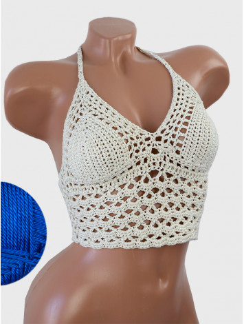 Corset-Style: Lace Labyrinth - Топ В'язаний Гачком