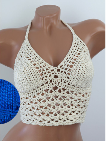 Corset-Style: Lace Labyrinth - Топ В'язаний Гачком