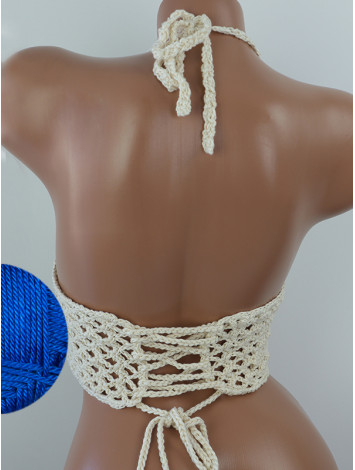 Corset-Style: Lace Labyrinth - Топ В'язаний Гачком