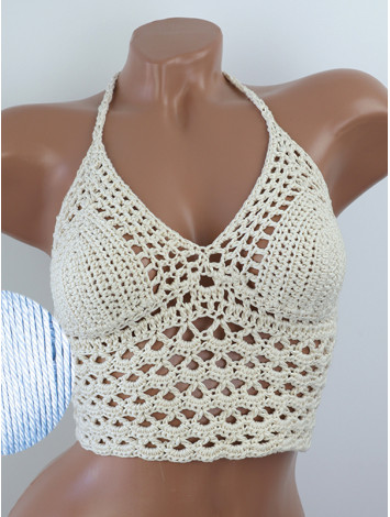 Corset-Style: Lace Labyrinth - Топ В'язаний Гачком