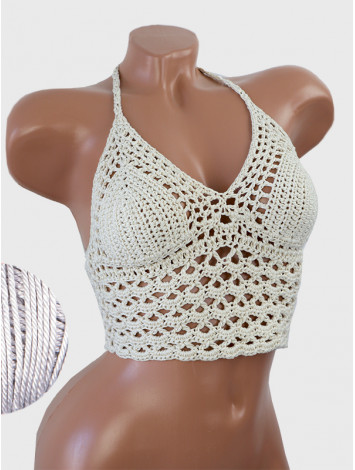 Corset-Style: Lace Labyrinth - Топ В'язаний Гачком