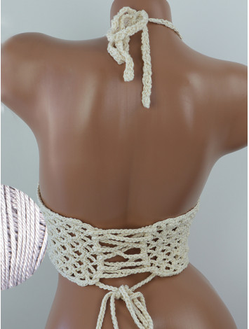 Corset-Style: Lace Labyrinth - Топ В'язаний Гачком