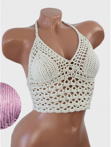 Corset-Style: Lace Labyrinth - Топ В'язаний Гачком