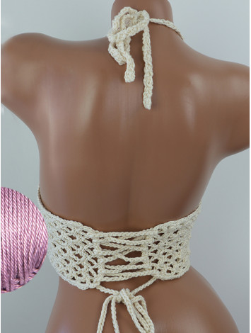 Corset-Style: Lace Labyrinth - Топ В'язаний Гачком