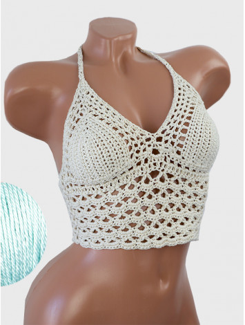 Corset-Style: Lace Labyrinth - Топ В'язаний Гачком