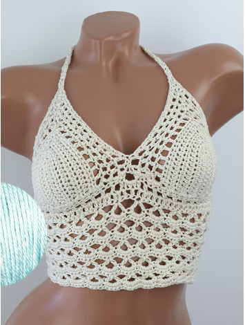 Corset-Style: Lace Labyrinth - Топ В'язаний Гачком