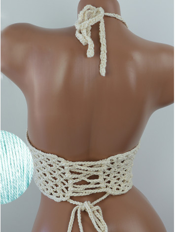 Corset-Style: Lace Labyrinth - Топ В'язаний Гачком