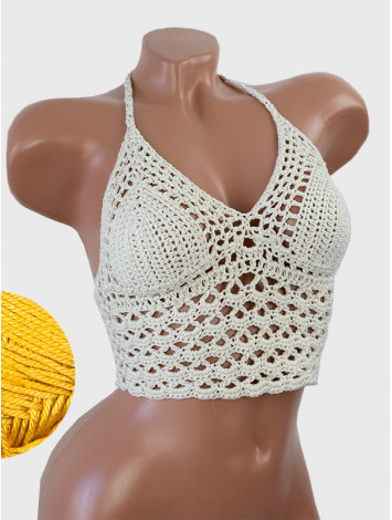 Corset-Style: Lace Labyrinth - Топ В'язаний Гачком