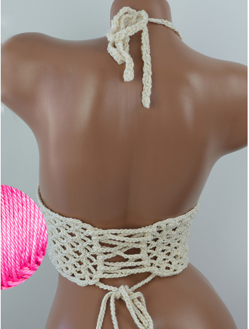 Corset-Style: Lace Labyrinth - Топ В'язаний Гачком