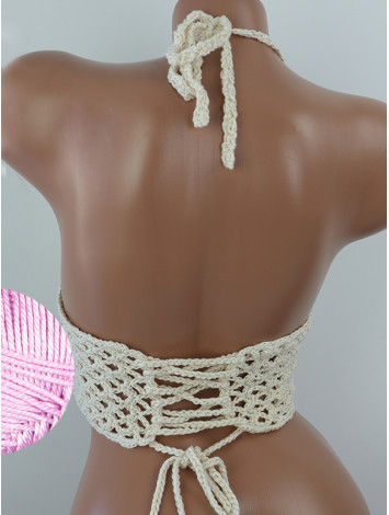 Corset-Style: Lace Labyrinth - Топ В'язаний Гачком