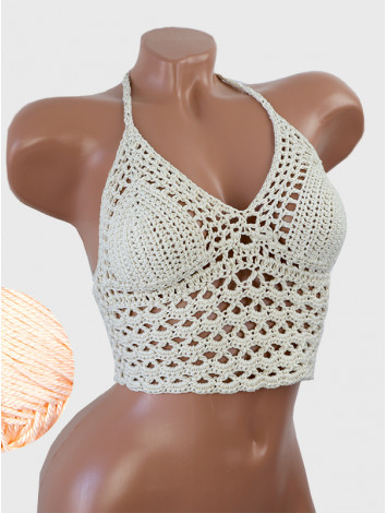 Corset-Style: Lace Labyrinth - Топ В'язаний Гачком