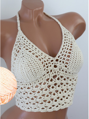 Corset-Style: Lace Labyrinth - Топ В'язаний Гачком