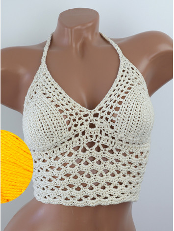 Corset-Style: Lace Labyrinth - Топ В'язаний Гачком