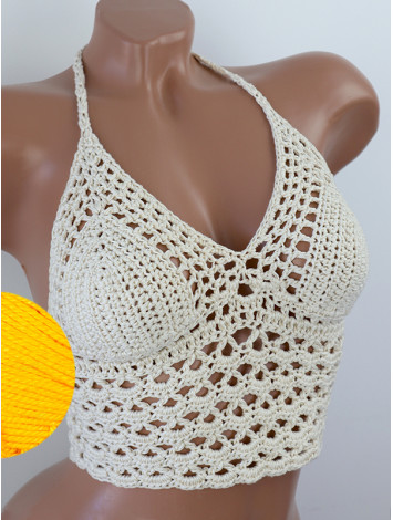 Corset-Style: Lace Labyrinth - Топ В'язаний Гачком