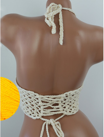 Corset-Style: Lace Labyrinth - Топ В'язаний Гачком