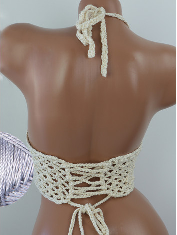 Corset-Style: Lace Labyrinth - Топ В'язаний Гачком