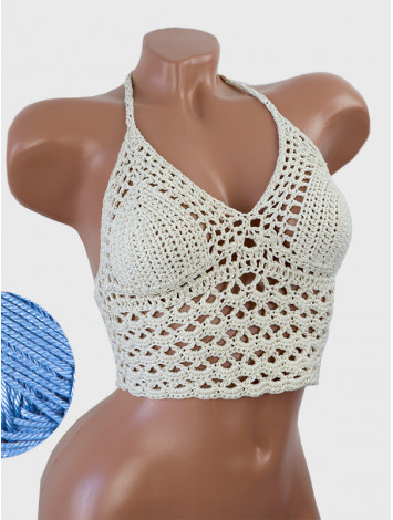 Corset-Style: Lace Labyrinth - Топ В'язаний Гачком