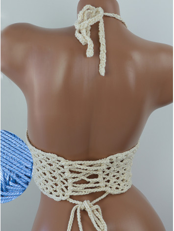 Corset-Style: Lace Labyrinth - Топ В'язаний Гачком