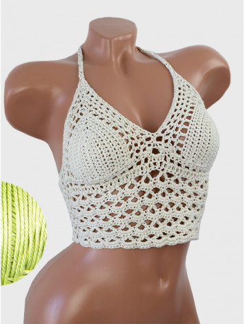 Corset-Style: Lace Labyrinth - Топ В'язаний Гачком