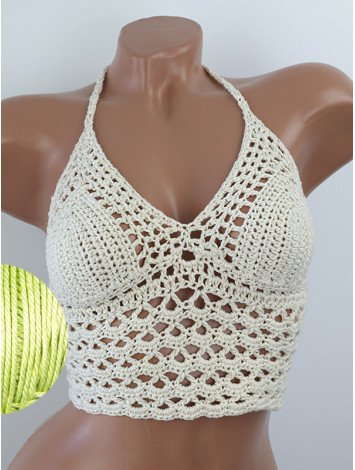 Corset-Style: Lace Labyrinth - Топ В'язаний Гачком