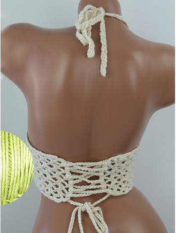 Corset-Style: Lace Labyrinth - Топ В'язаний Гачком