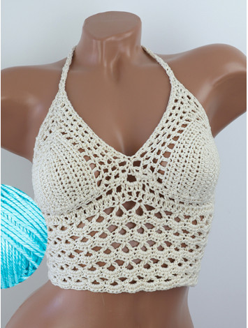 Corset-Style: Lace Labyrinth - Топ В'язаний Гачком