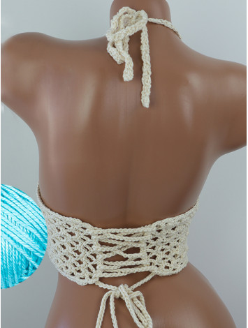 Corset-Style: Lace Labyrinth - Топ В'язаний Гачком