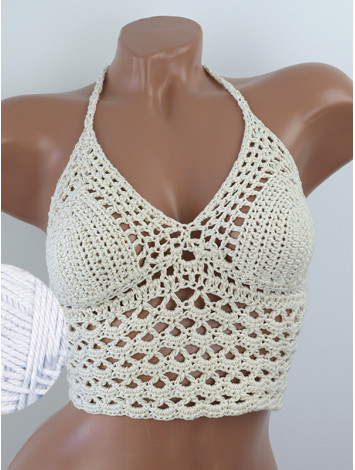 Corset-Style: Lace Labyrinth - Топ В'язаний Гачком