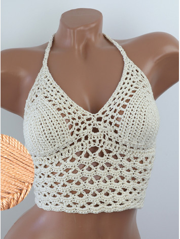 Corset-Style: Lace Labyrinth - Топ В'язаний Гачком