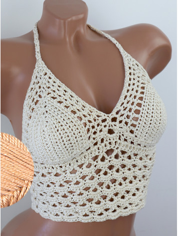 Corset-Style: Lace Labyrinth - Топ В'язаний Гачком