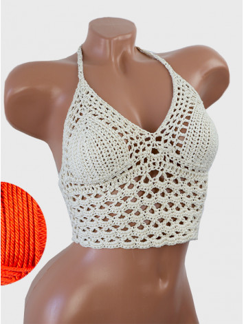 Corset-Style: Lace Labyrinth - Топ В'язаний Гачком