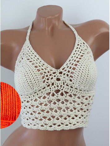 Corset-Style: Lace Labyrinth - Топ В'язаний Гачком