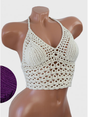 Corset-Style: Lace Labyrinth - Топ В'язаний Гачком